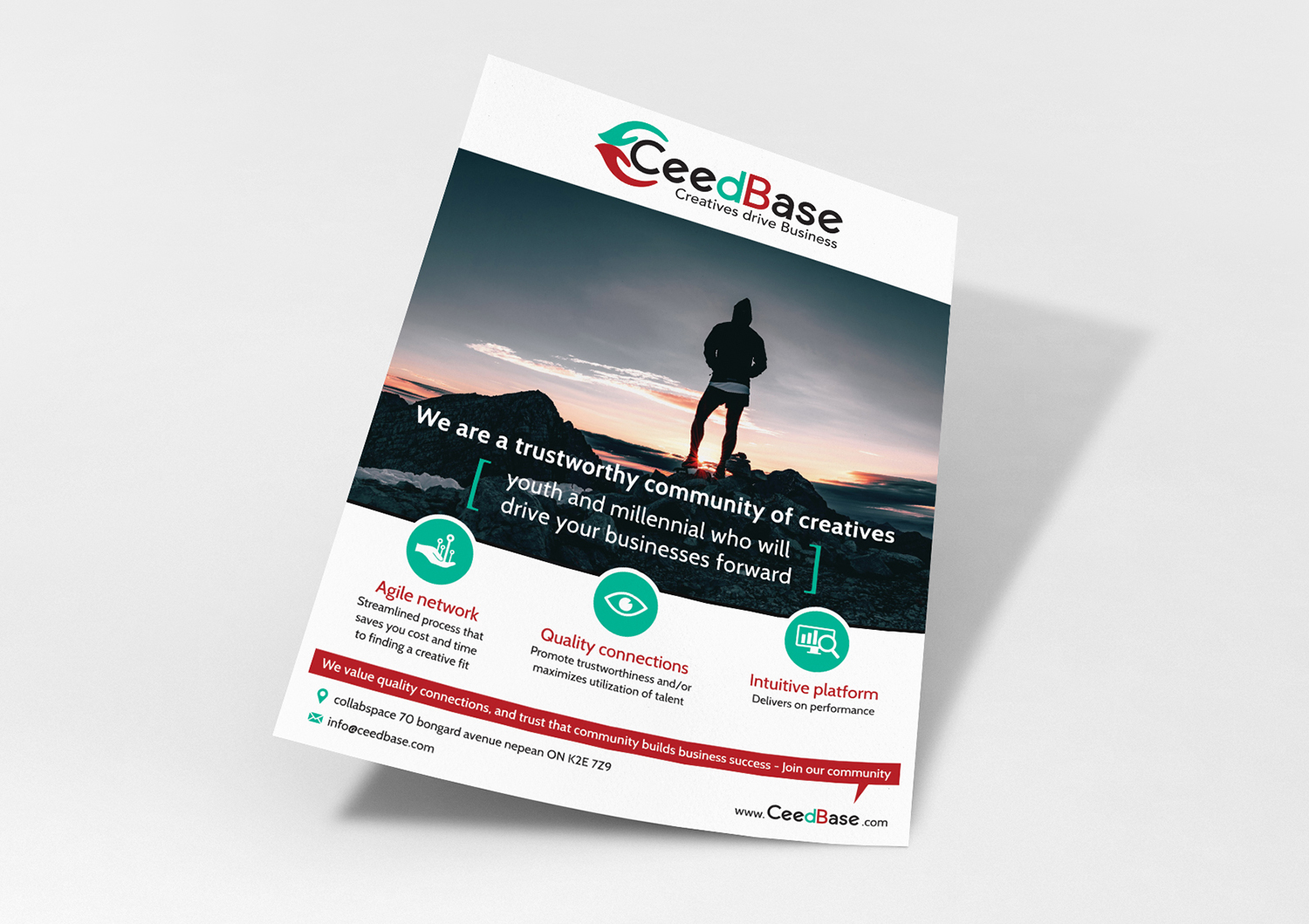 Flyer Design by - SWING - for this project | Design #16119304