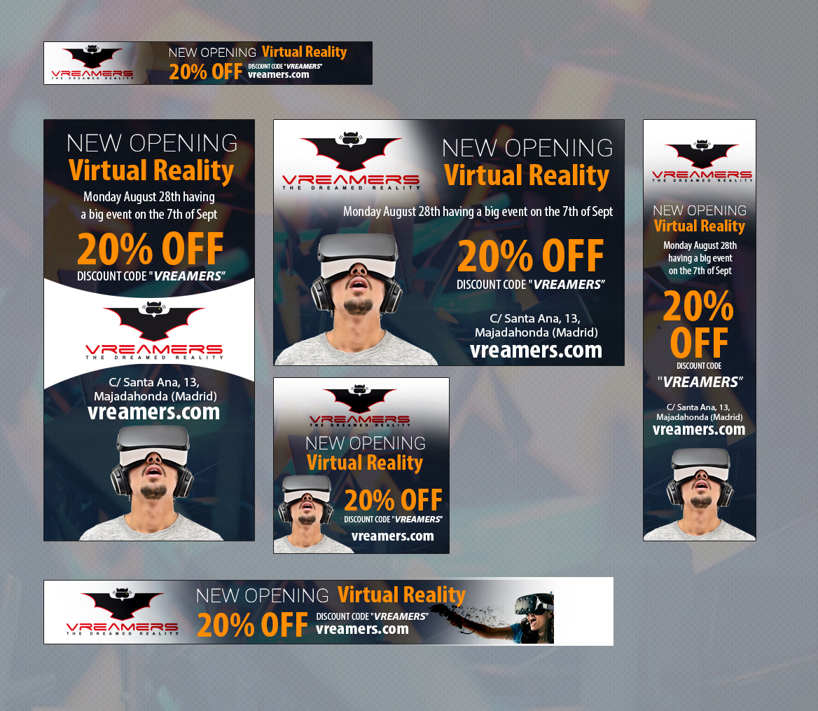 Banner Ad Design by uk for vreamers | Design #15856683