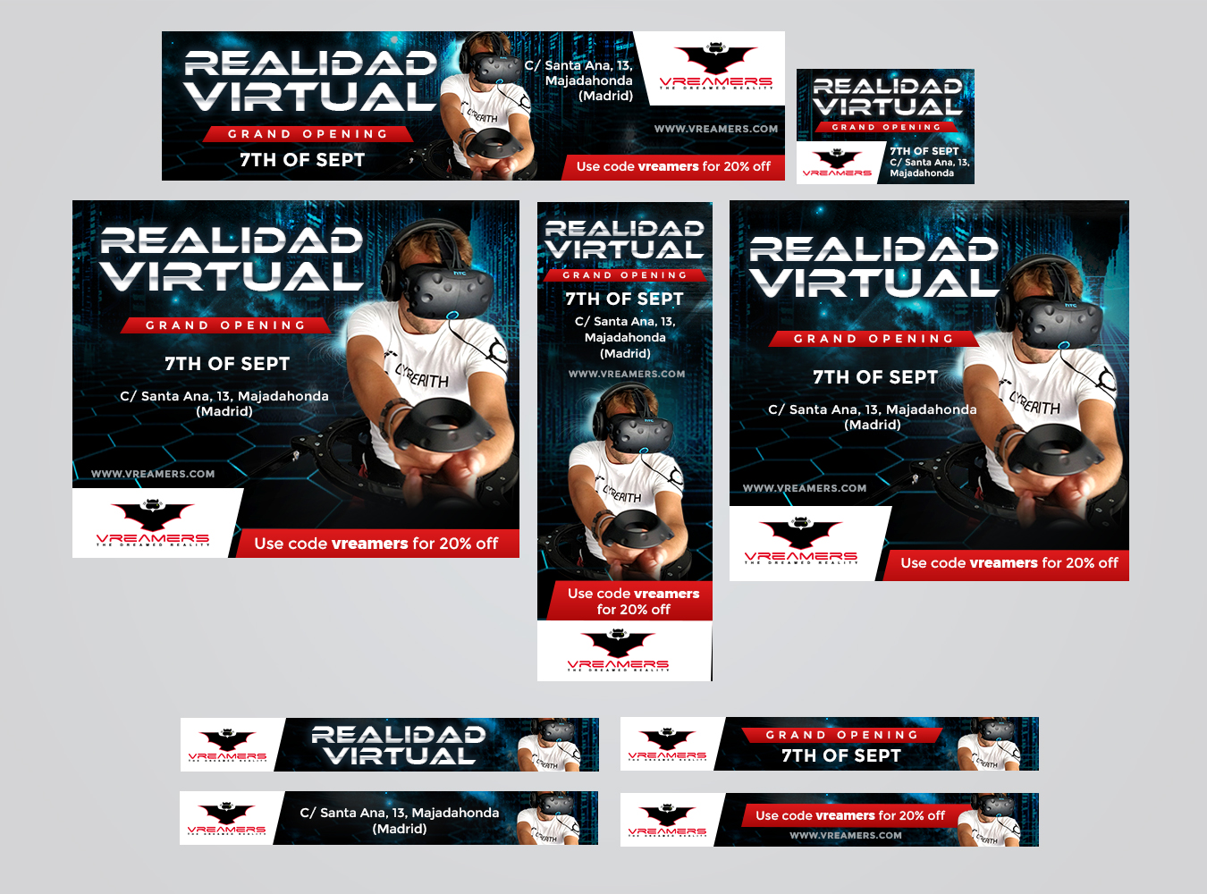 Banner Ad Design by MNM for vreamers | Design #15883239