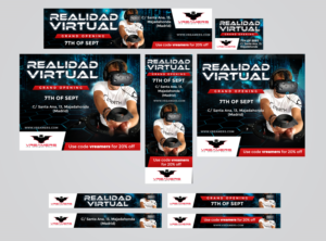 Virtual Reality arcade opening banner | Banner-Design von MNM