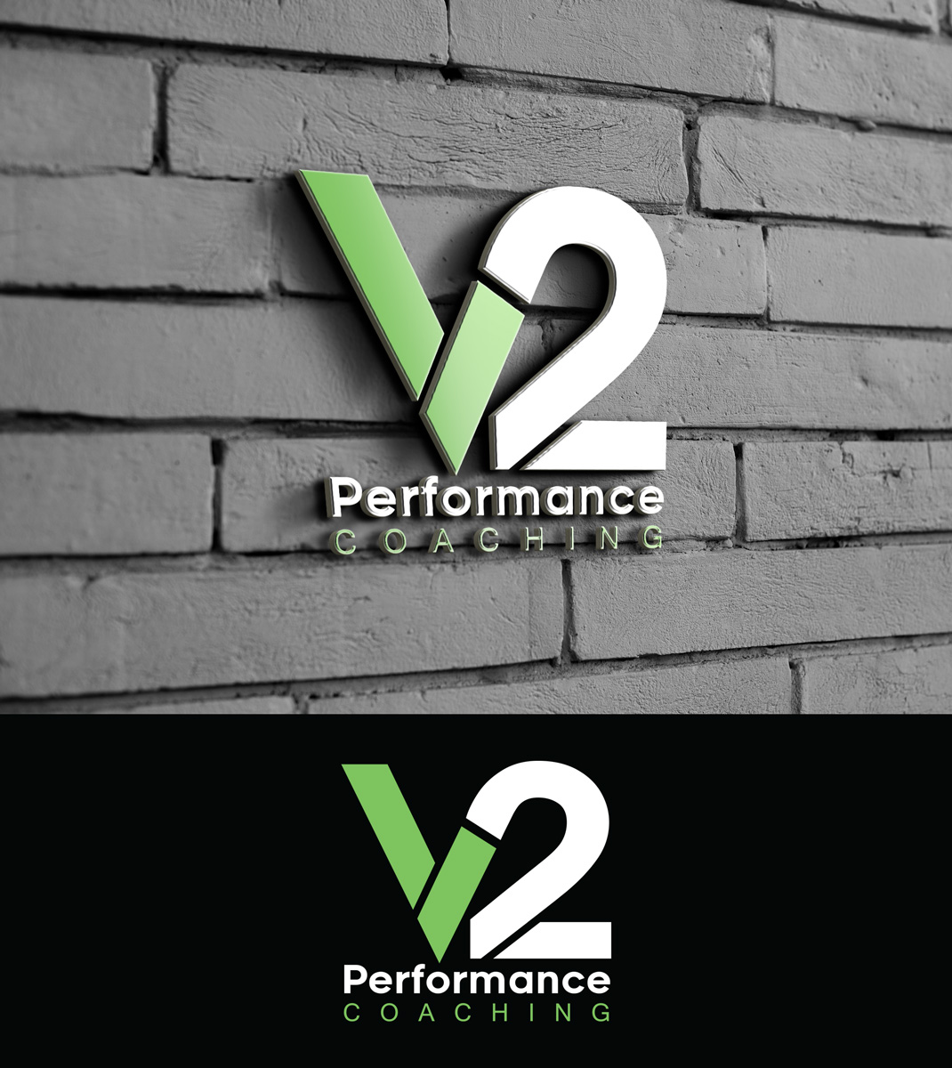 Logo-Design von Impressive Solutions für V2 Performance Coaching | Design #15854422