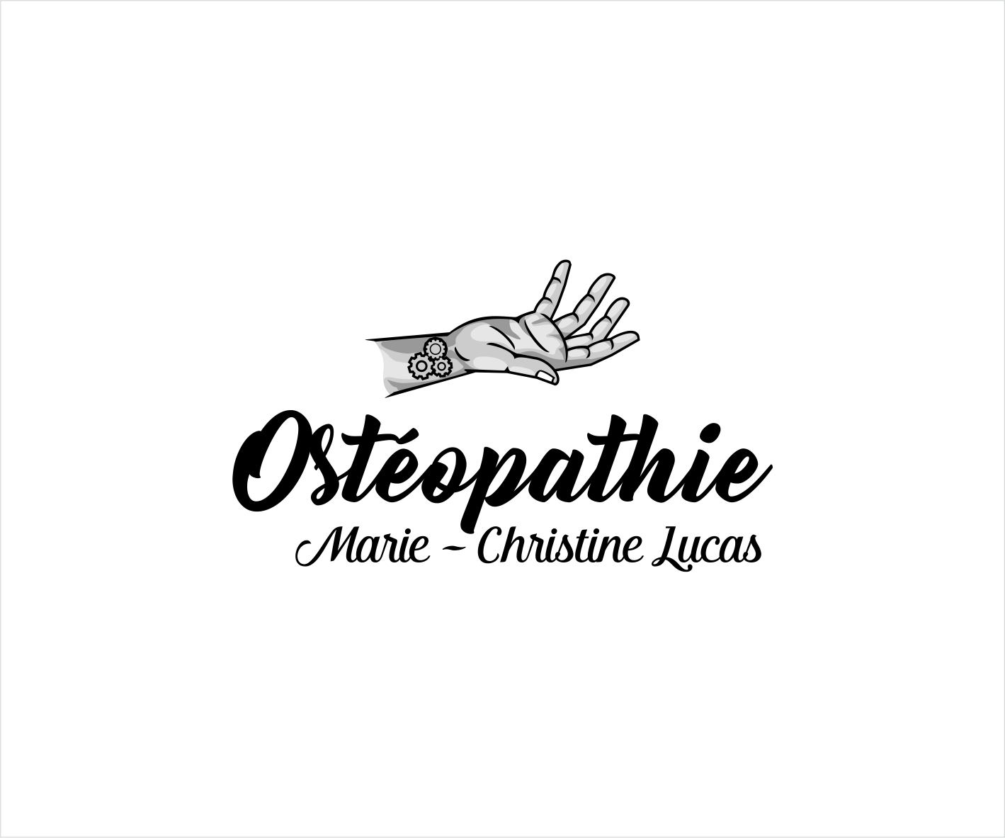 Logo Design by LNKstudio for Ostéopathie Marie-Christine Lucas | Design: #15933752
