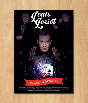 Louis Loriot - Magician and Mentalist | Flyer-Design von ecorokerz