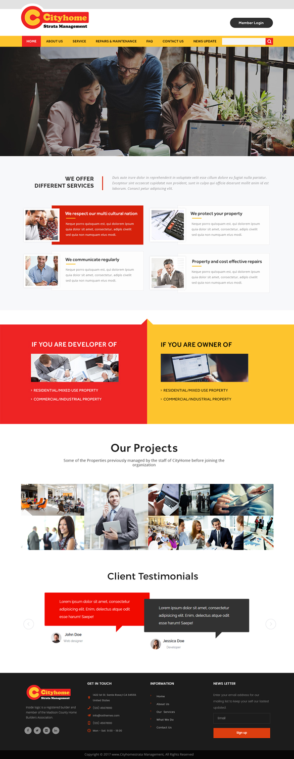 Wordpress Design by Xclusive Designers for this project | Design #15945871