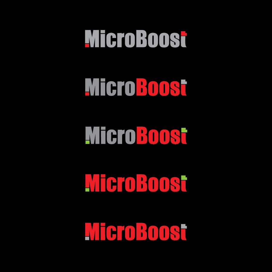 Logo Design by wahwah for MicroBoost | Design #2636403