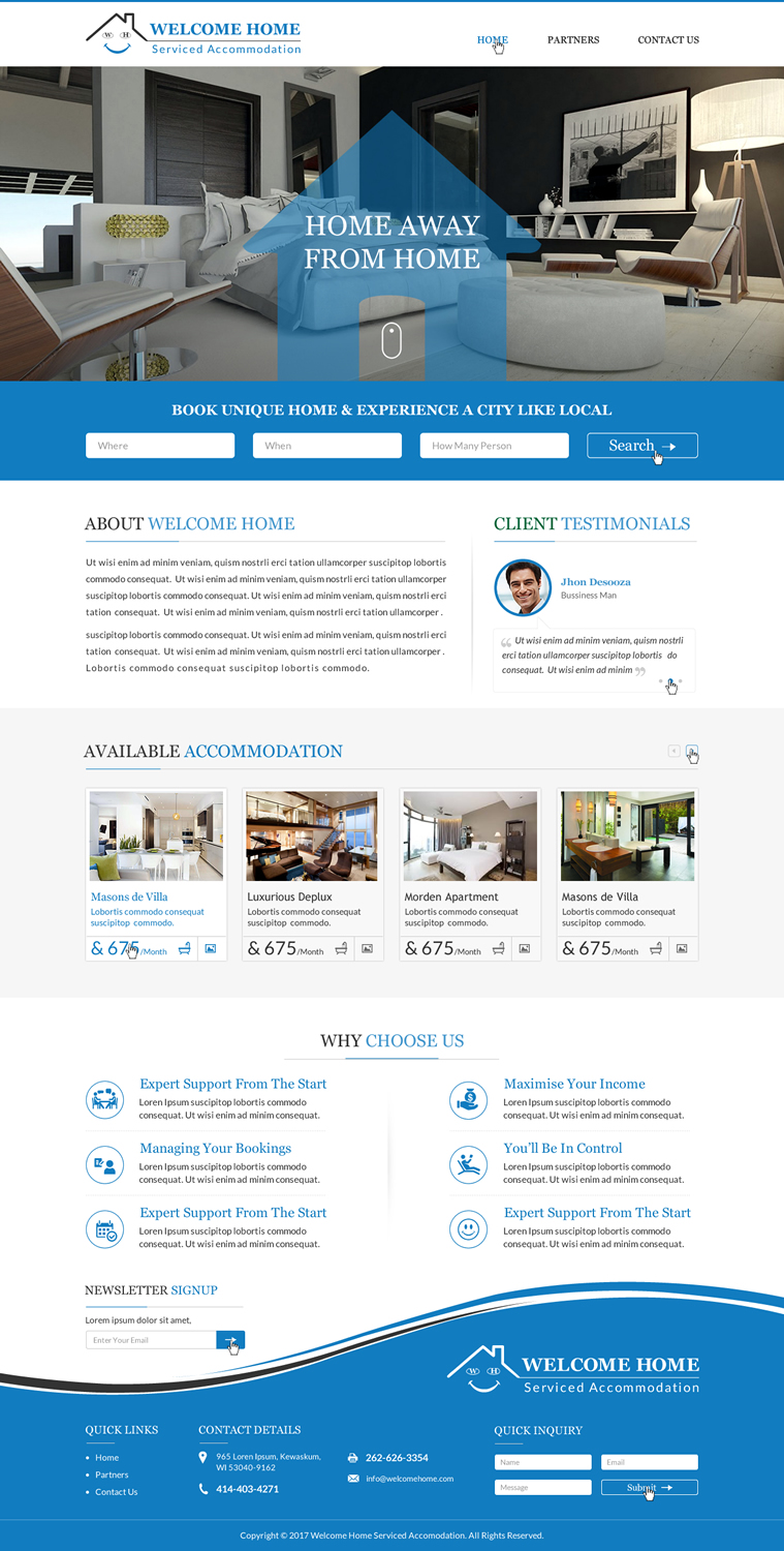 Web Design by Sbss for this project | Design #15887344