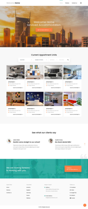 Welcome Home Service Accommodation (Serviced Accommodation optional)  | Diseño Web por nzdesigners