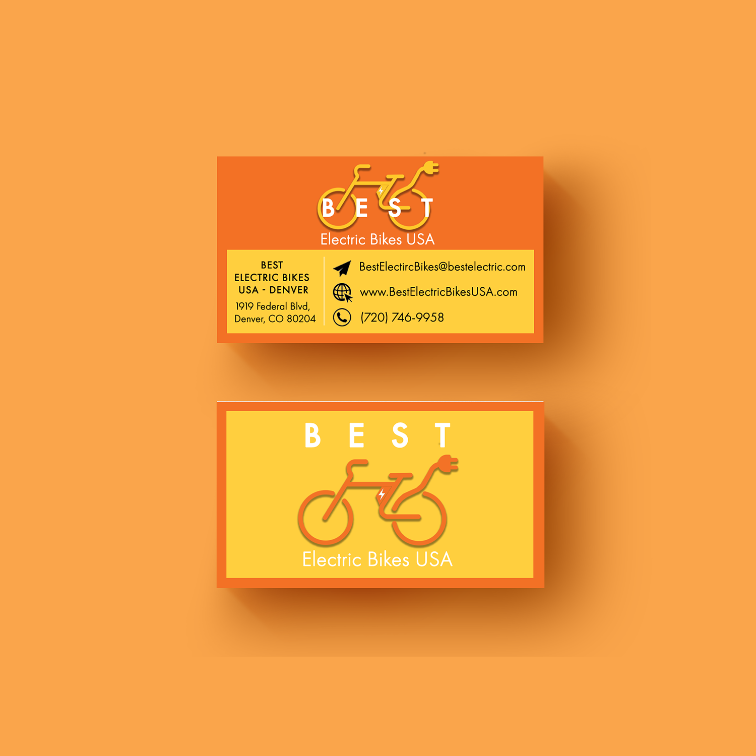 Business Card Design by ivanic0 for BEST electric bikes USA | Design #15883984