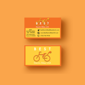 Business Card Design by ivanic0 for BEST electric bikes USA | Design: #15883984