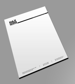 Diseño de Membrete por Xpert para Maxprop | Diseño: #15871606