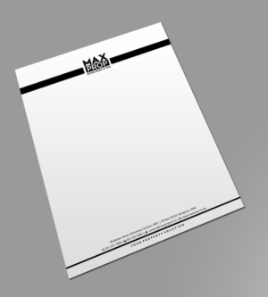 Diseño de Membrete por Xpert para Maxprop | Diseño: #15871614