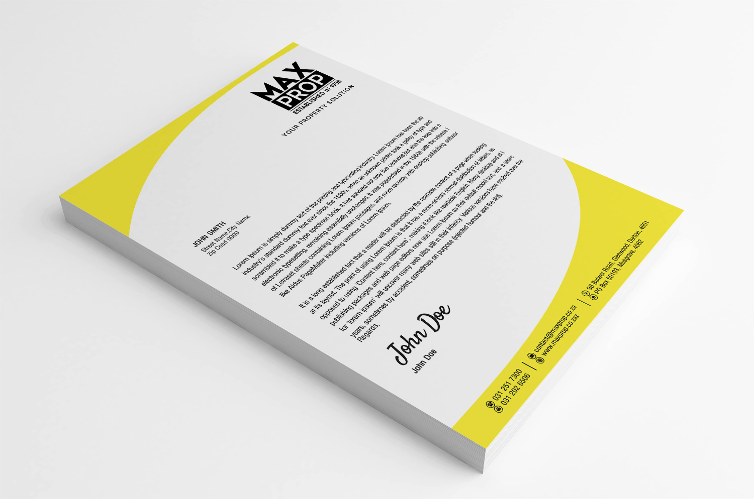 Design En-Tête par SL Designer pour Maxprop | Design #15877570