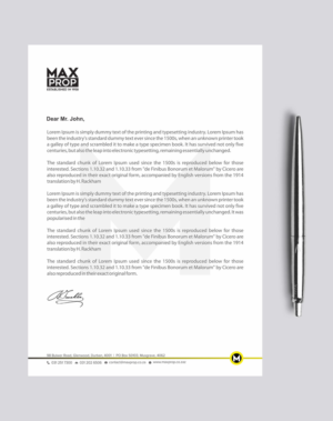 Letterhead Design by madhuraminfotech