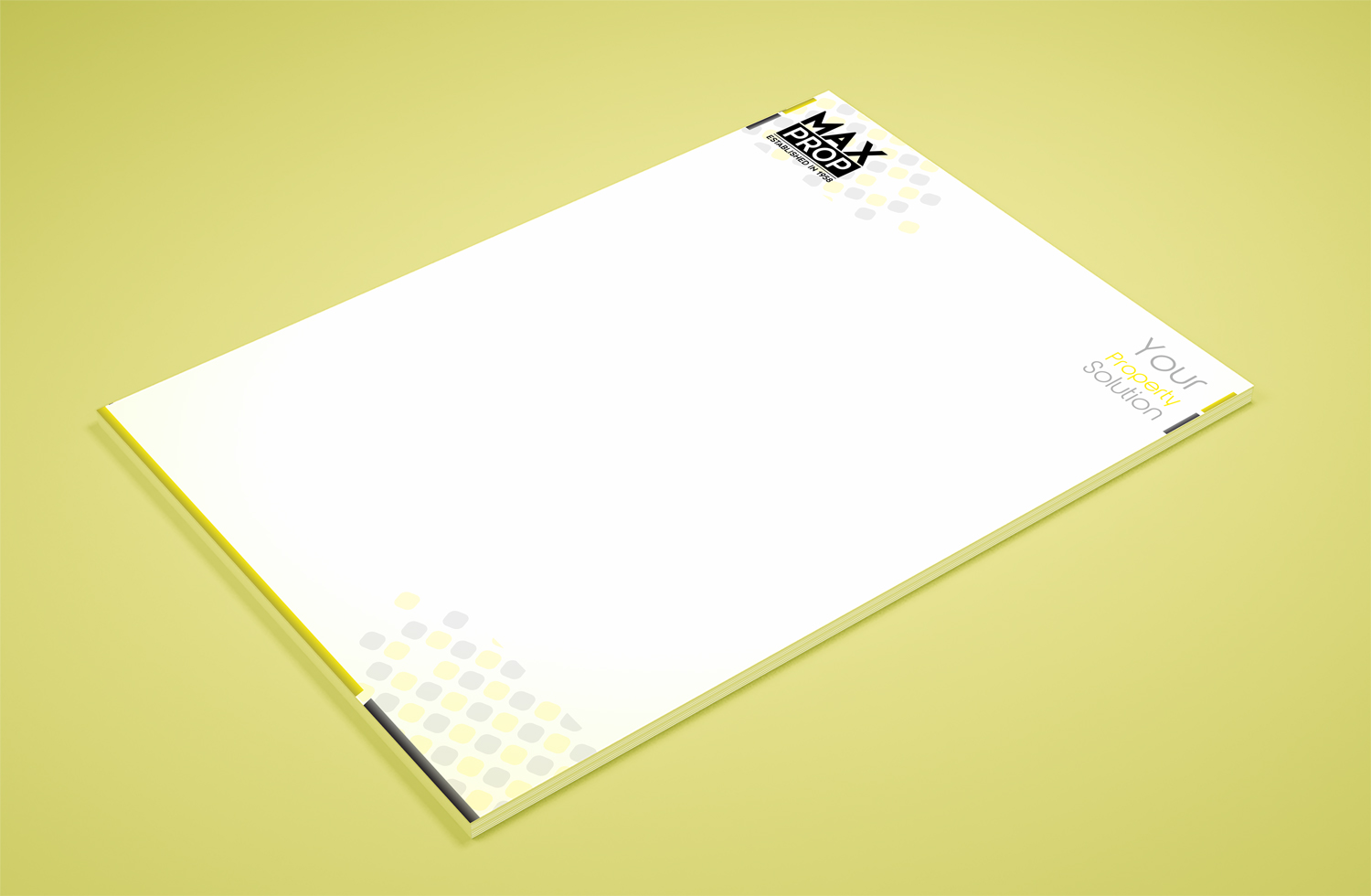 Letterhead Design by Petter Goms for Maxprop | Design #15888561