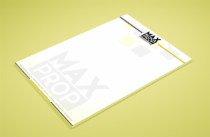 Letterhead Design by Petter Goms for Maxprop | Design: #15890807