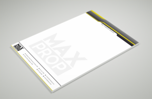 Letterhead Design by Petter Goms for Maxprop | Design: #15920226