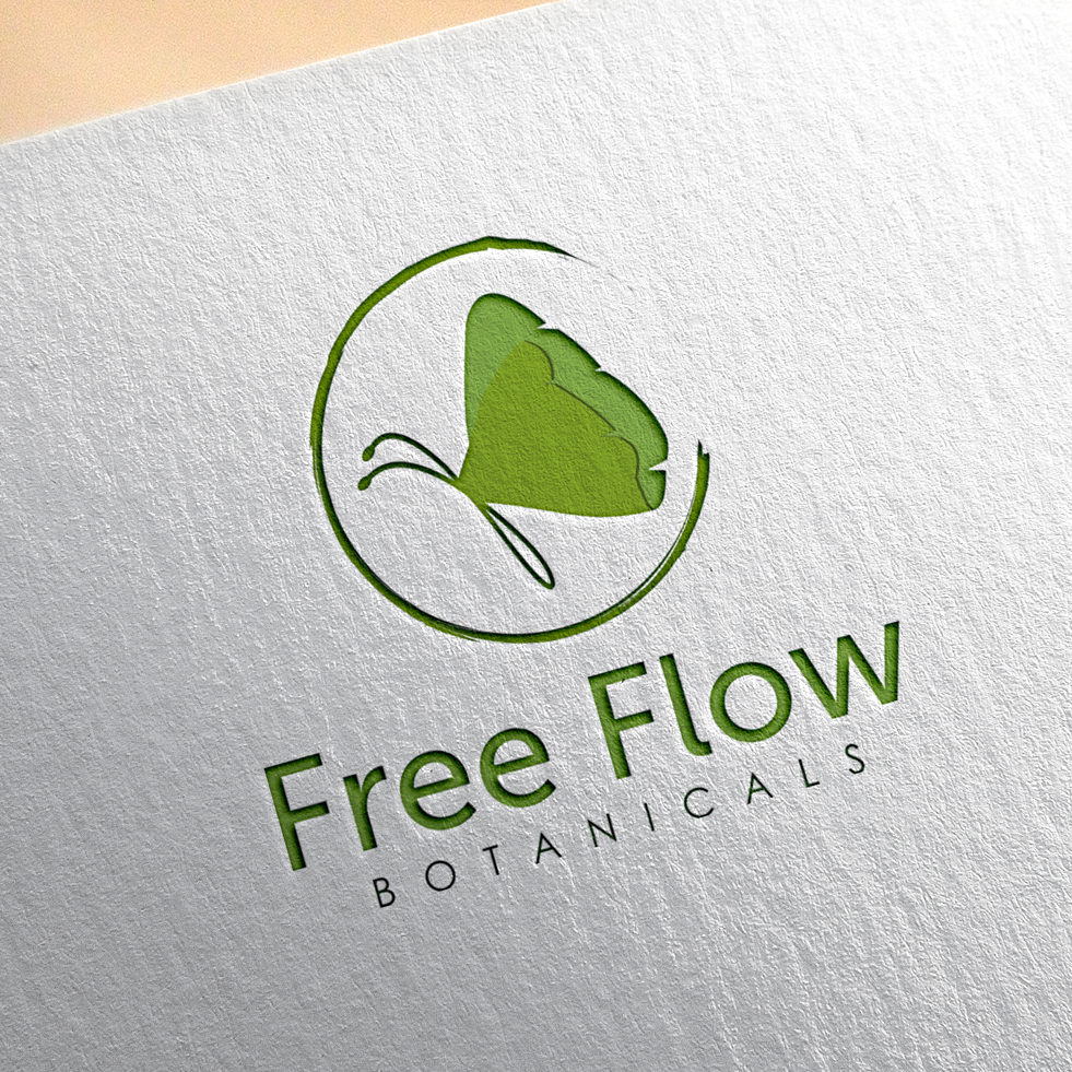 Diseño de Logo por WeiArts para Free Flow Botanicals | Diseño #15963549