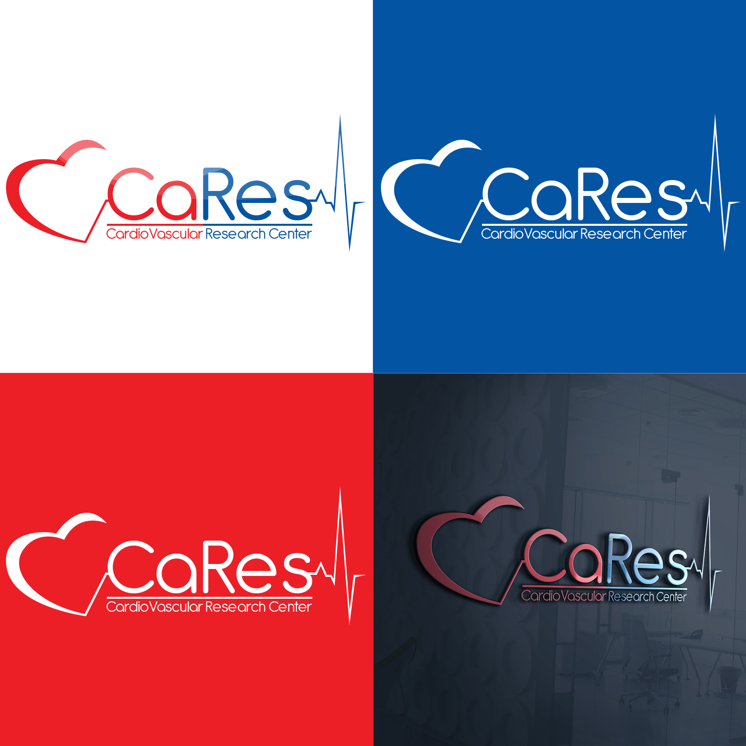 Design de Logo par Ares Graphics pour CaRes:  CardioVascular Research Center | Design #15906335
