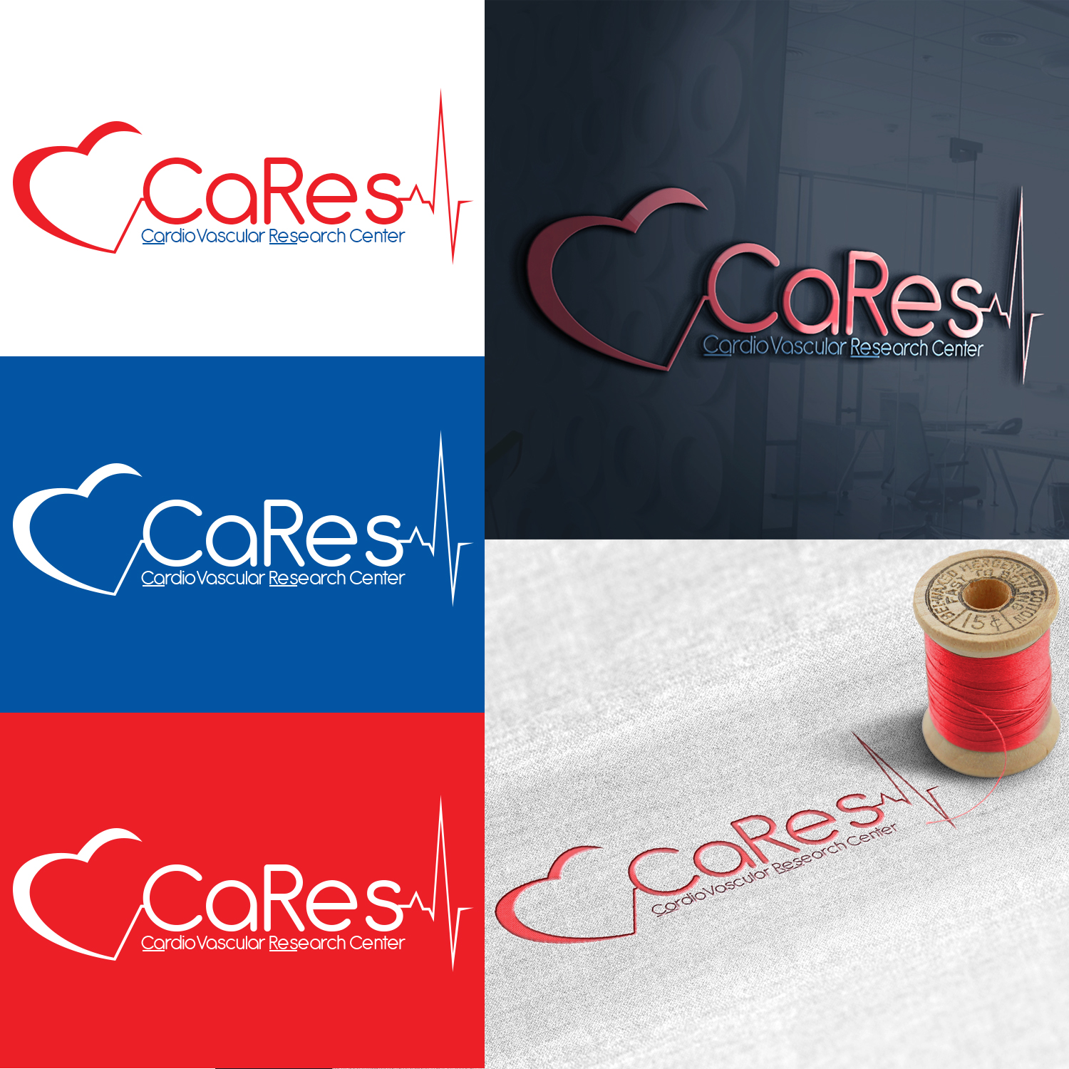 Design de Logo par Ares Graphics pour CaRes:  CardioVascular Research Center | Design #15907799