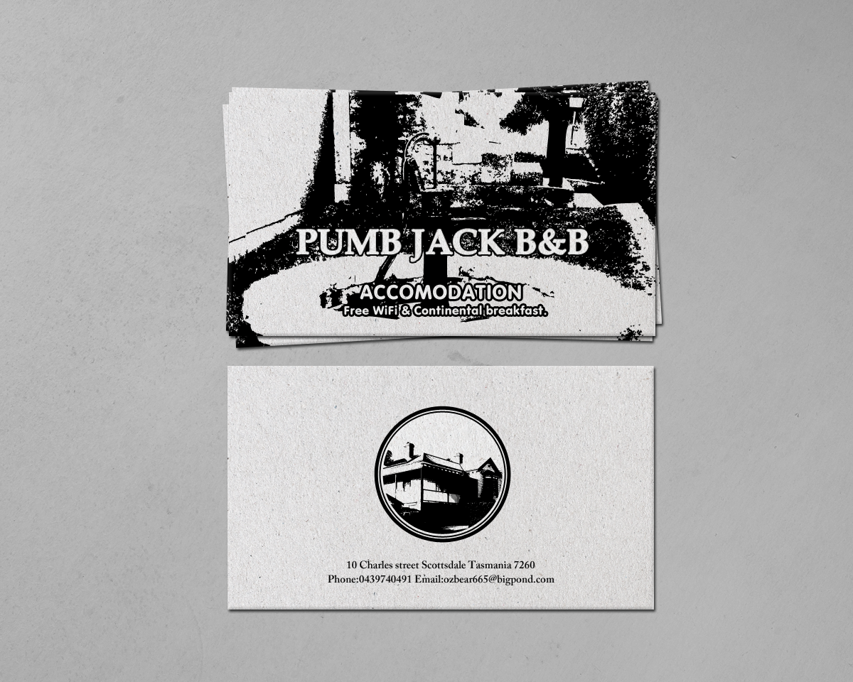 Business Card Design by chandrayaan.creative for Pump Jack B&B | Design #15891195