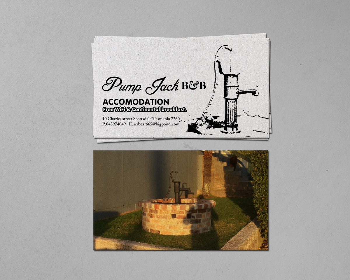 Business Card Design by chandrayaan.creative for Pump Jack B&B | Design #15891198