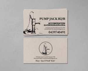 Business Card Design by chandrayaan.creative for Pump Jack B&B | Design #15924623