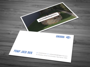 Business Card Design by Graphic Flame for Pump Jack B&B | Design: #15878113