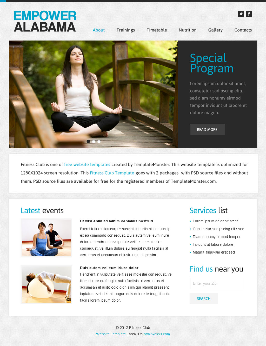 Web-Design von tarek_cs für dieses Projekt | Design #2619529