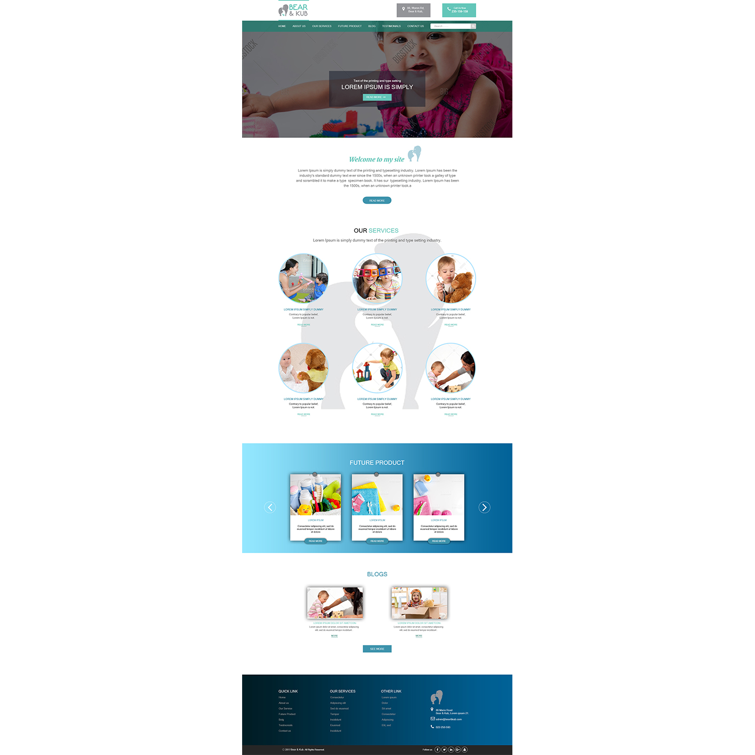Web Design by AWS for Bear and Kub  | Design #15950101