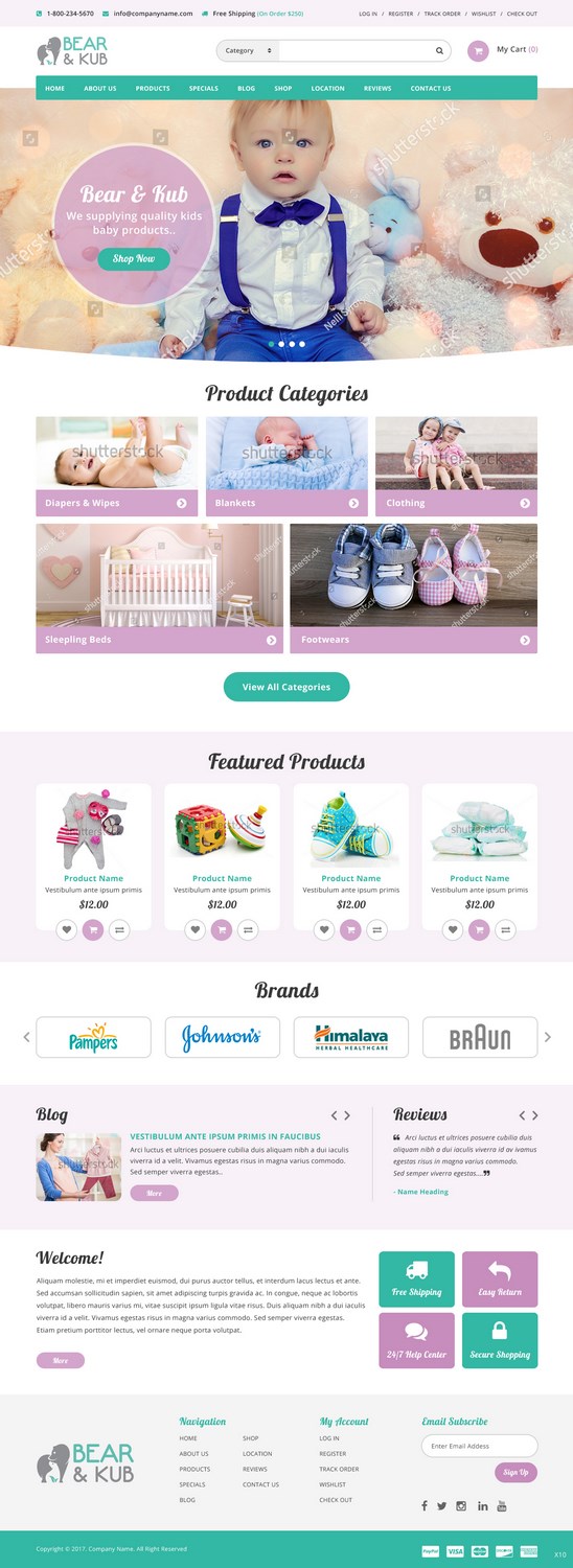 Web Design by pb for Bear and Kub  | Design #15881496