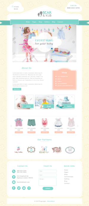 Web Design by mykultsya.myroslava for Bear and Kub  | Design: #15904126