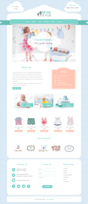 Web Design by mykultsya.myroslava for Bear and Kub  | Design: #15940340