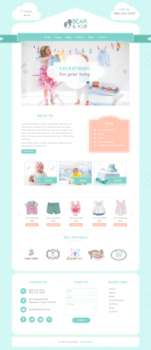 Web Design by mykultsya.myroslava for Bear and Kub  | Design: #15940344
