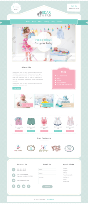 Web Design by mykultsya.myroslava for Bear and Kub  | Design: #15952556