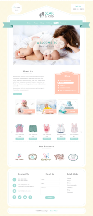 Web Design by mykultsya.myroslava for Bear and Kub  | Design: #16047907
