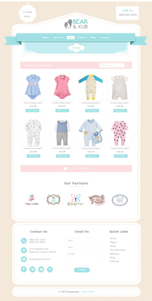Web Design by mykultsya.myroslava for Bear and Kub  | Design: #16297082