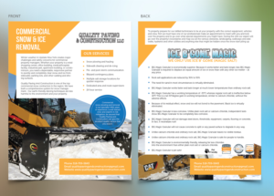 Commercial Snow Removal services flyer  | Flyer-Design von Achiver