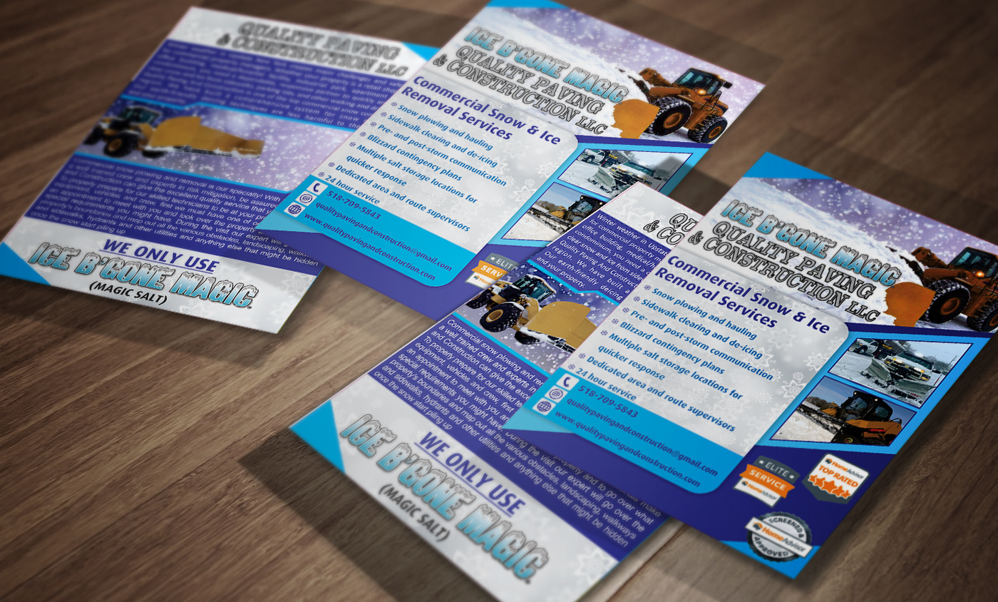 Flyer Design by Deziners Zone for Bumpys Polar Freeze, Inc. | Design #15881088
