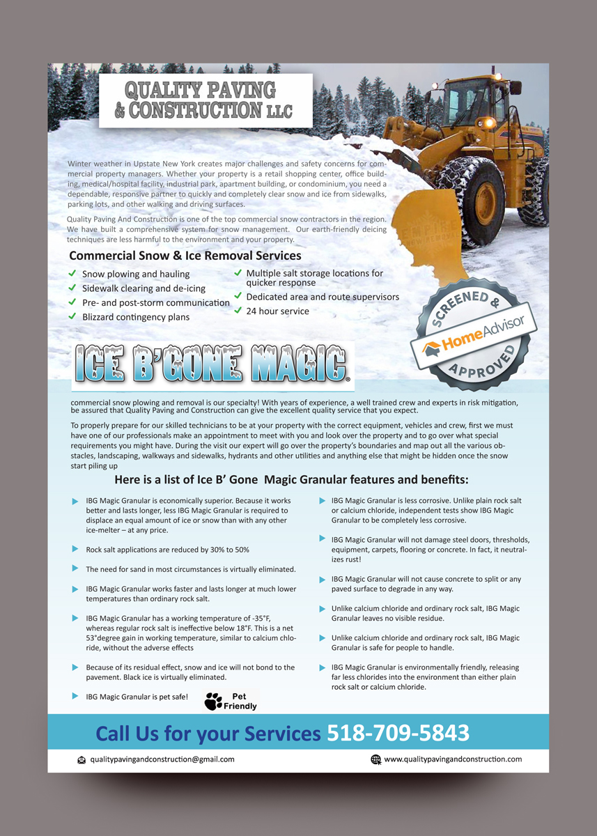Design de Flyer par rkailas pour Bumpys Polar Freeze, Inc. | Design #15929168