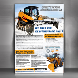 Commercial Snow Removal services flyer  | Flyer-Design von Deepak_9_Malhotra