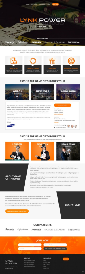 Web Design by pb for TSN Holdings | Design: #15881534