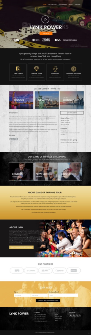 Web Design by pb for TSN Holdings | Design: #15881535