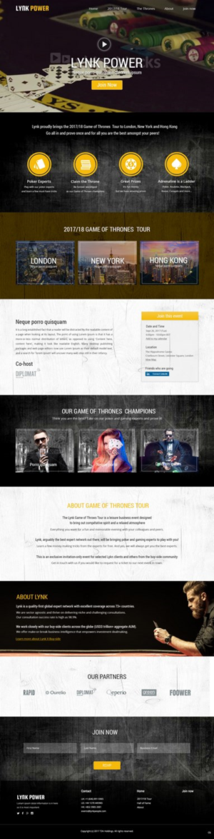Web Design by pb for TSN Holdings | Design: #15893050