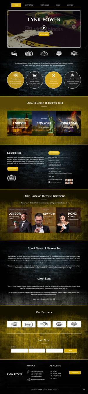 Web Design by pb for TSN Holdings | Design: #15893051