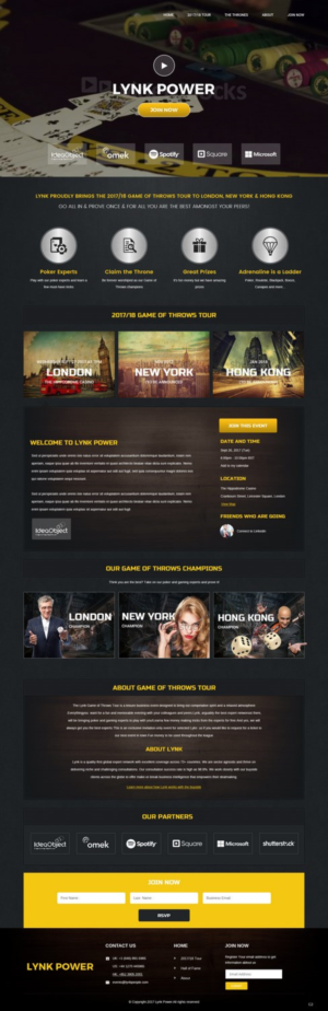 Web Design by pb for TSN Holdings | Design: #15893052