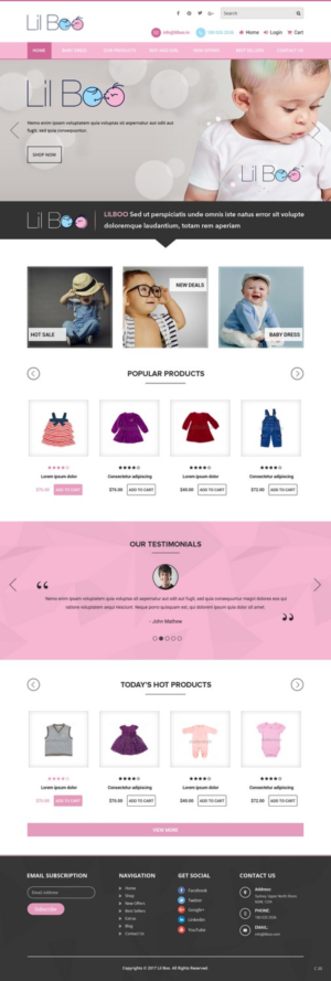 Web Design by pb for this project | Design: #15881515