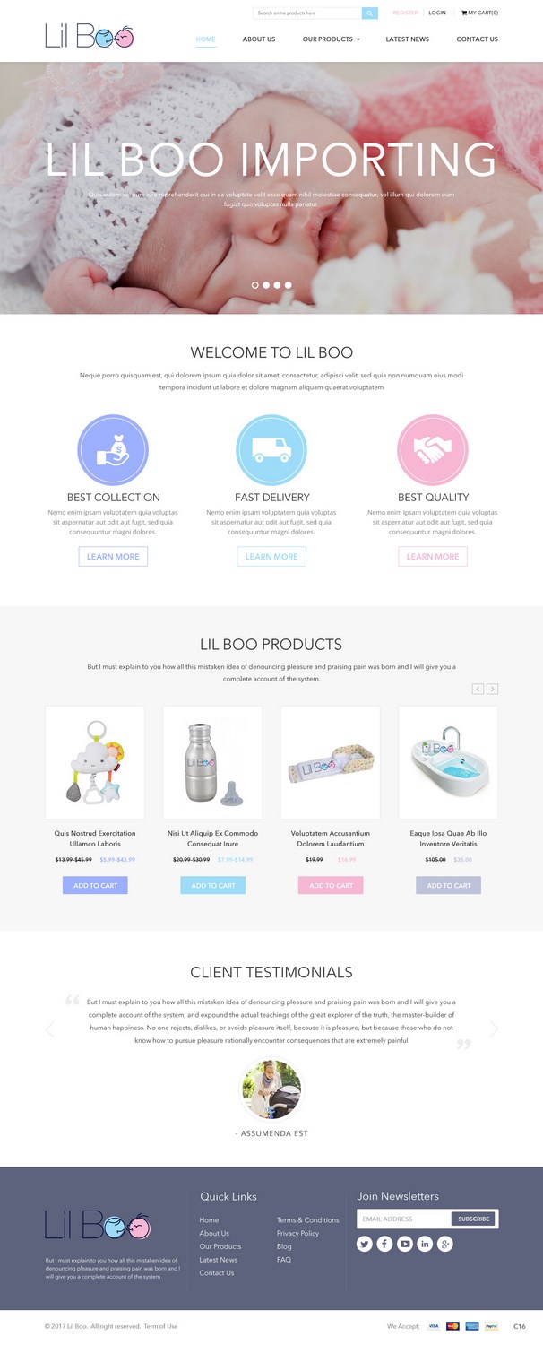 Web Design by pb for this project | Design #15881522