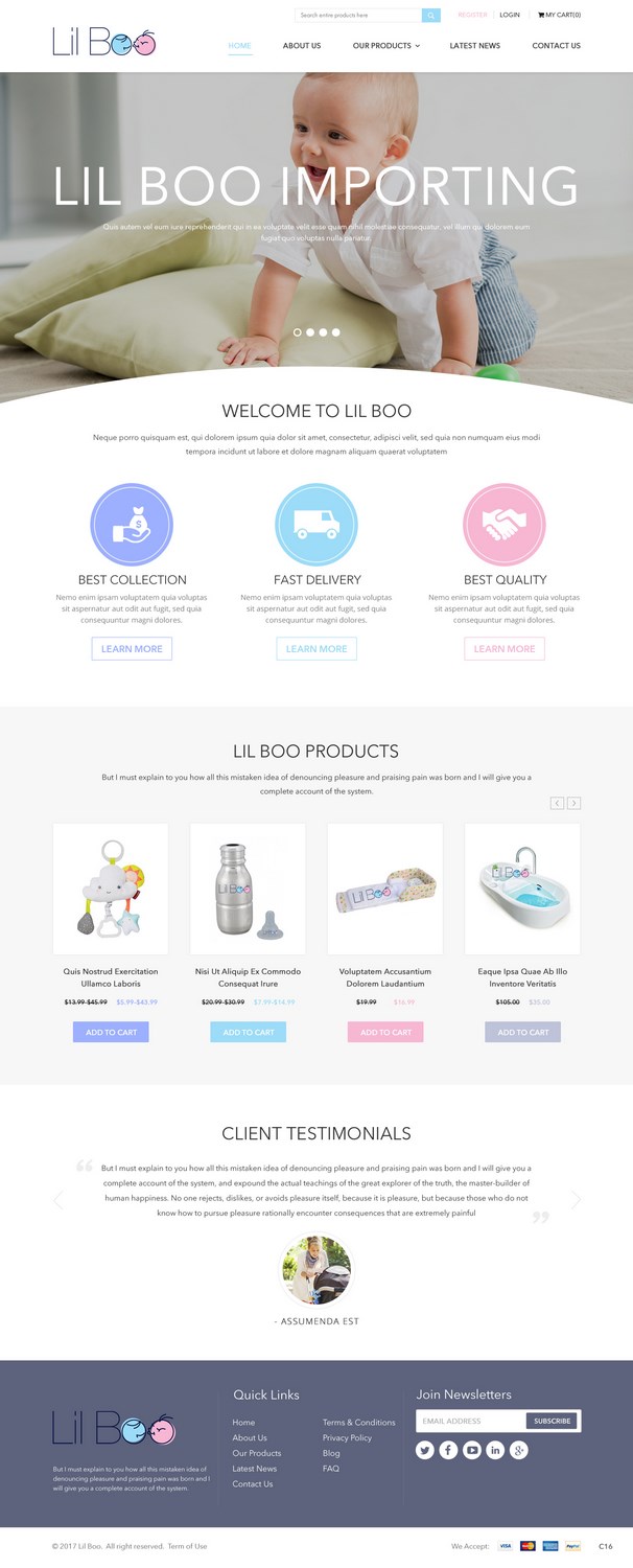 Web Design by pb for this project | Design #15881525