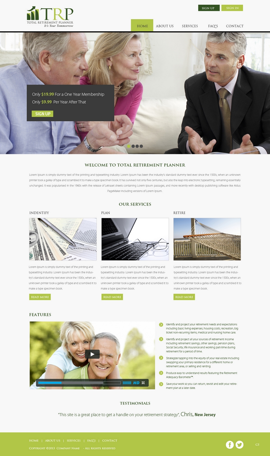 Web Design by pb for this project | Design #2622055