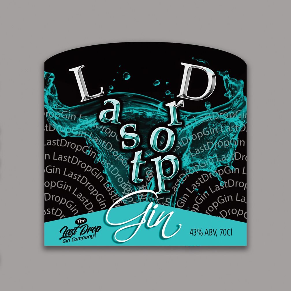 Etikett-Design von The Freelance Designer für The Last Drop Gin Company | Design #15988783